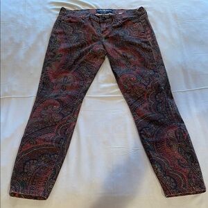 EUC Lucky Brand Paisley Multicolor Jeans